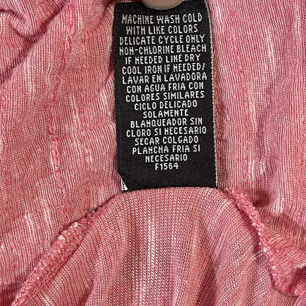 Rafaella Tank Top Women's Size‎ Large Pink Sequins Ruffles Light Weight